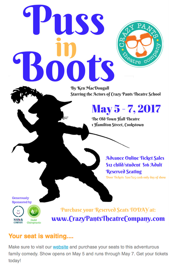 Puss in Boots - Get your tickets today!