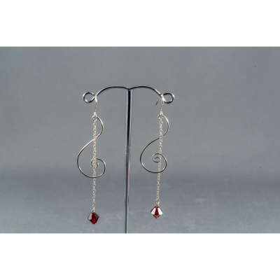 Earrings - Deconstructed Treble Clef