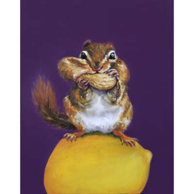 Print - Squirrel Peanut (not matted)