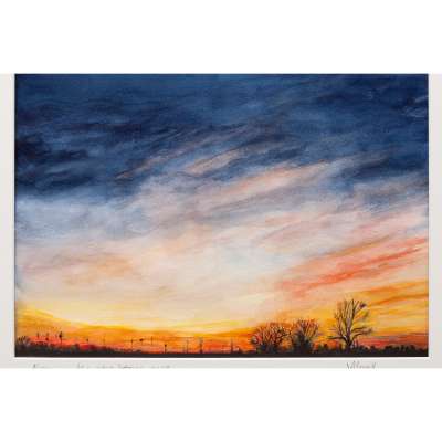 Print - Stayner Sunset Silhouette
