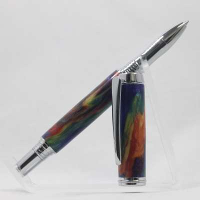 Pen - DiamondCast "Oil Slick" rainbow