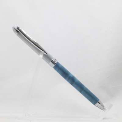 Pen - Blue Curly Maple