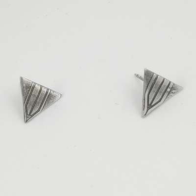 Earrings - Triangle Studs