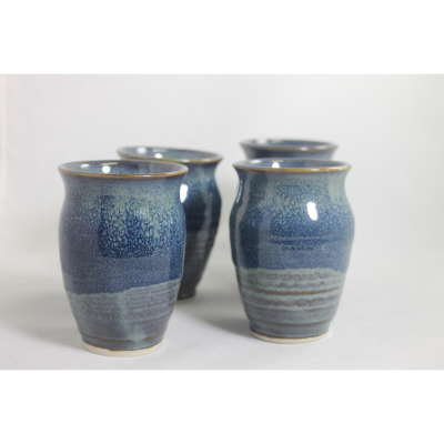 Blue and Gray Cups