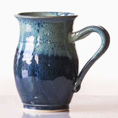 Mug - Green & Blue