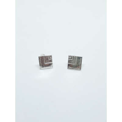Earrings - Sterling Silver Square