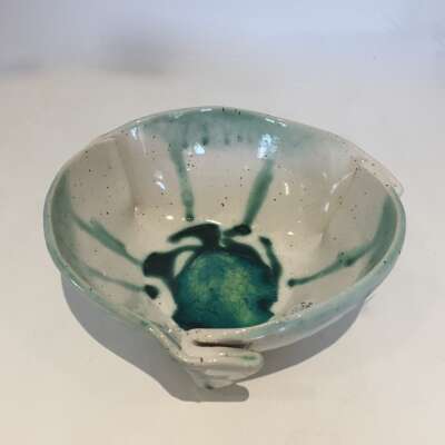 Bowl -  Green Glass