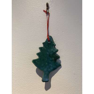 Christmas Tree - Raku Pottery