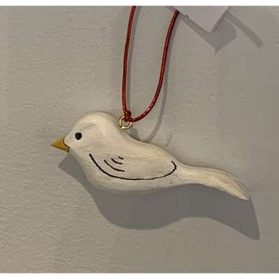 Hand-Carved Wooden Dove