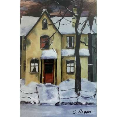 Old Yellow House - Christmas Greeting Cards