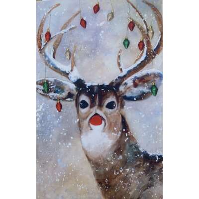 Christmas Greeting Card - Rudolph
