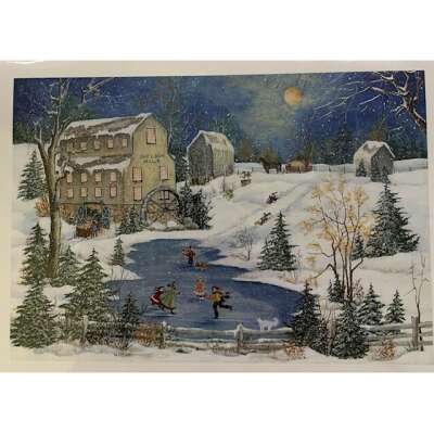 Winter Greeting Card - Sheldon Mill
