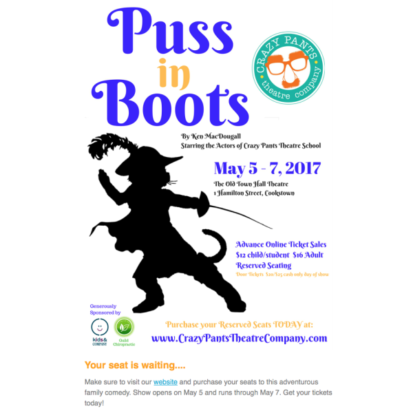Puss in Boots - Get your tickets today!