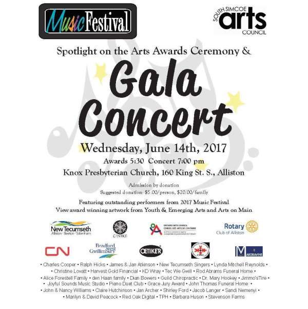 Tomorrow night is Spotlight on the Arts ~ Awards & Gala Concert!