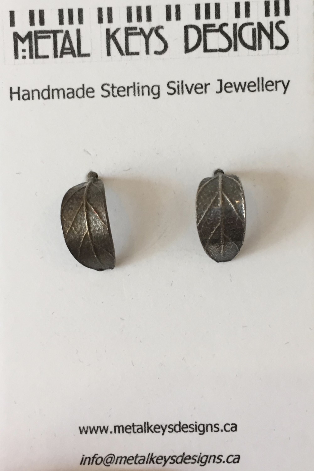 Earrings - sterling half hoop posts