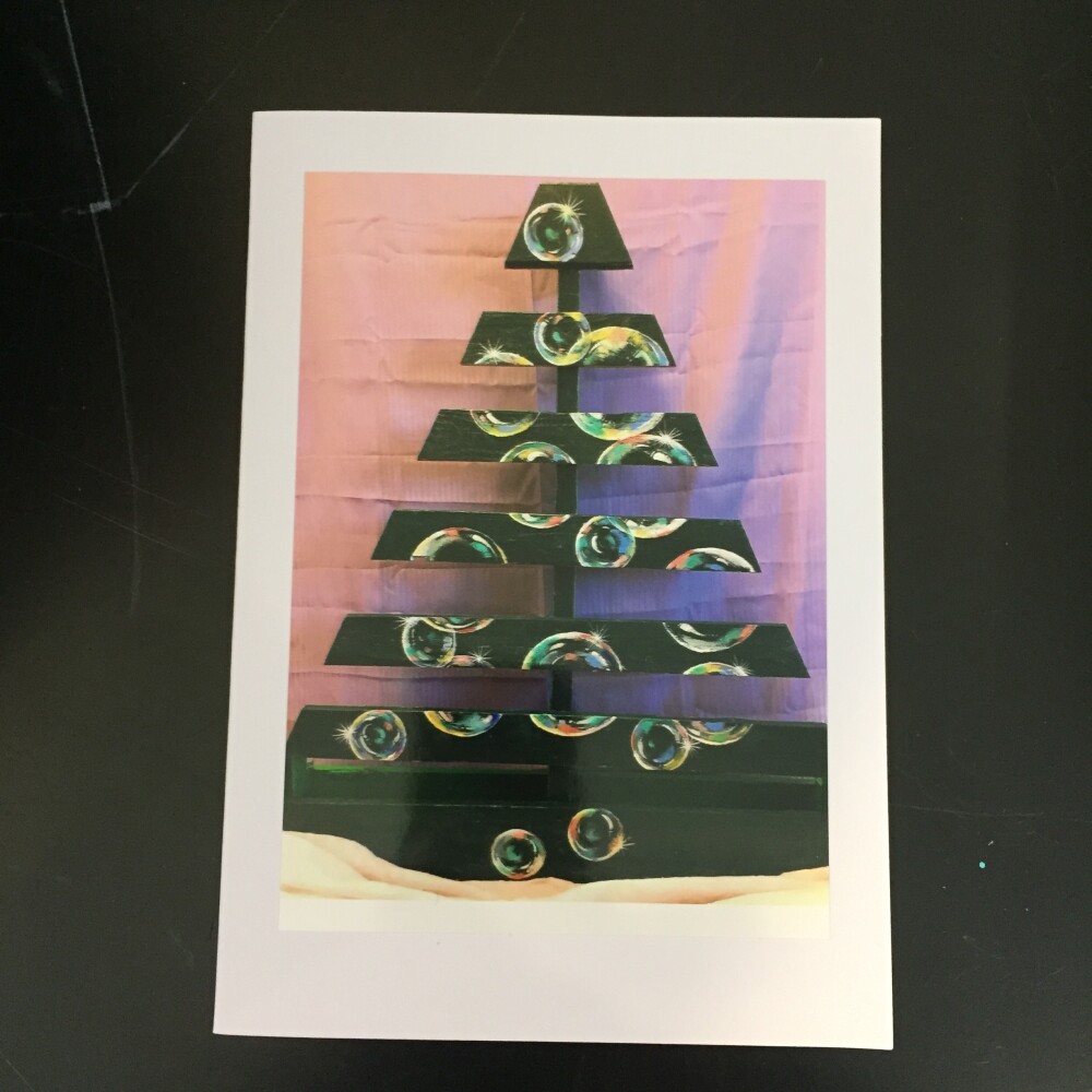 Palette Tree, Christmas Card