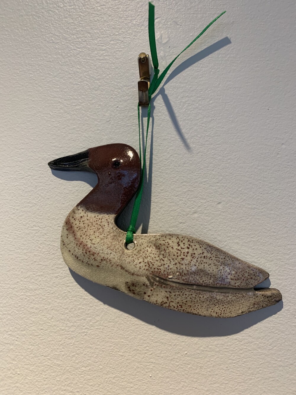 Duck - Raku Pottery Ornament