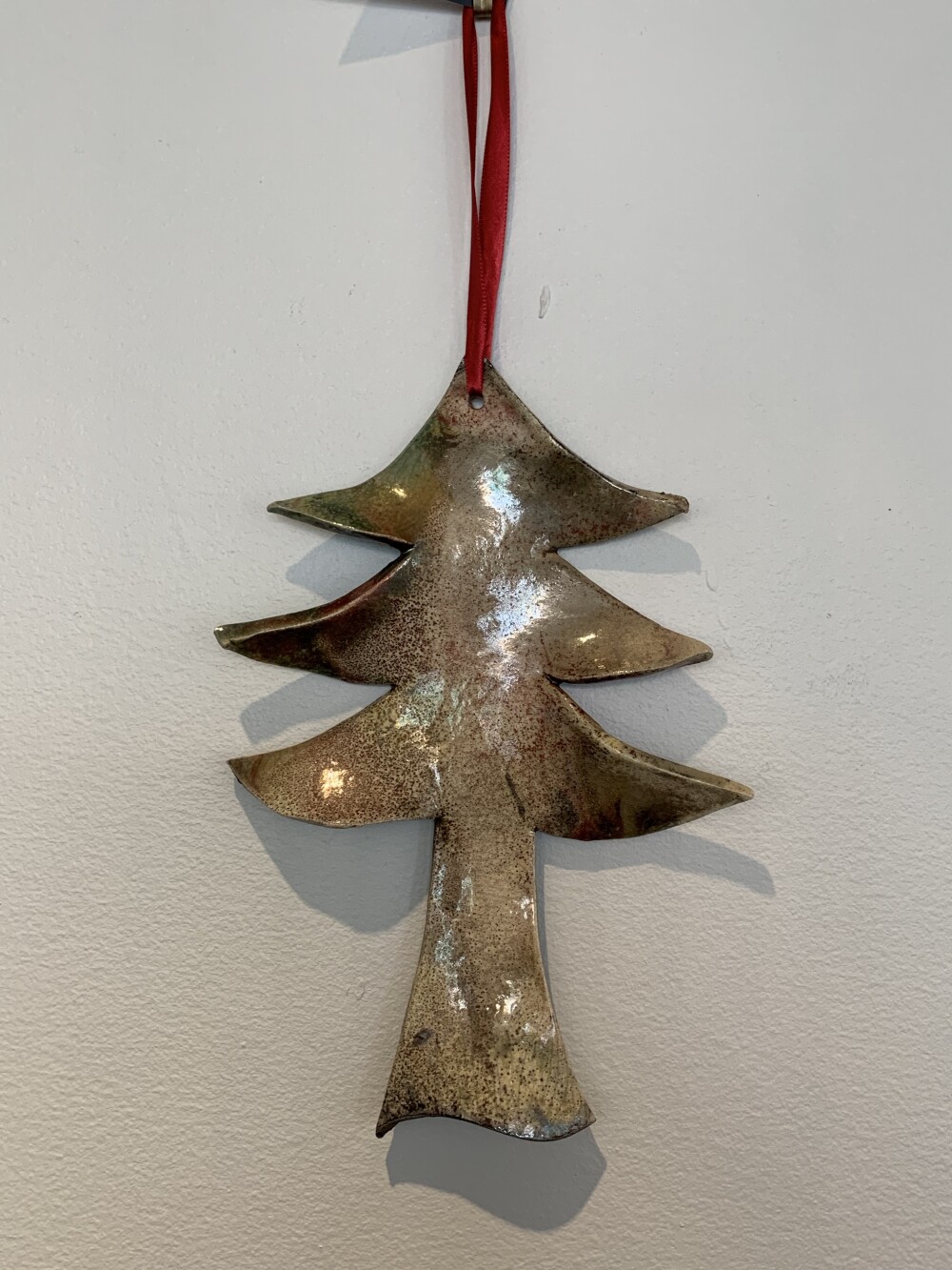 Christmas Tree - Raku Pottery