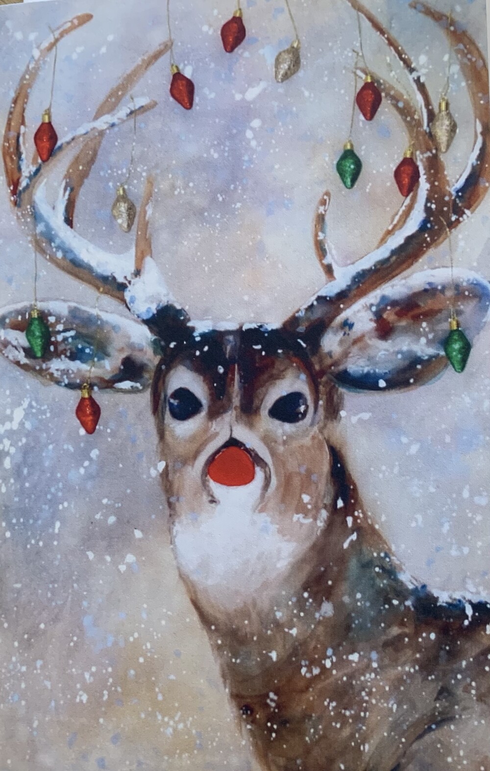 Christmas Greeting Card - Rudolph