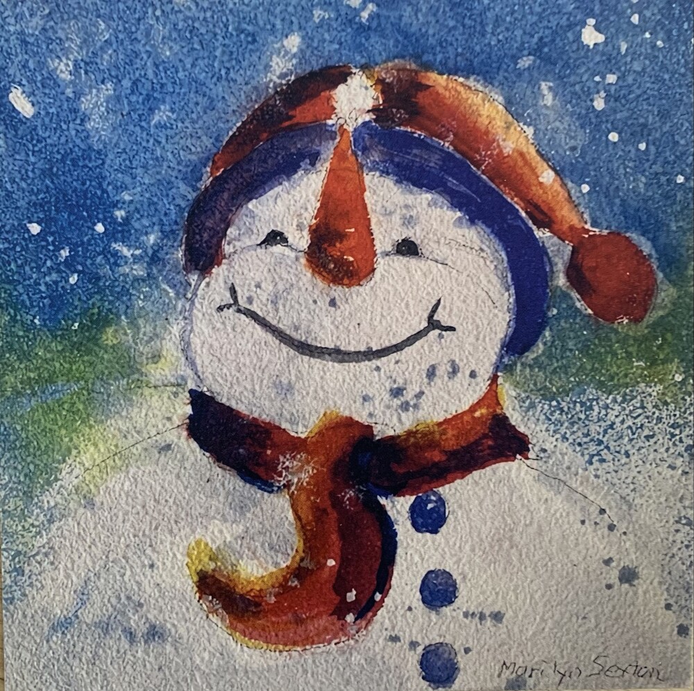 Christmas Greeting Card - Snowman