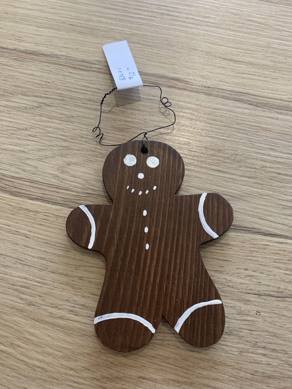 Wooden Gingerbread Man