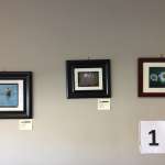 Paitnings in the reception lobby at Alliston Diagnostic Centre
