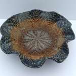 Lace Imprint Bowl Stoneware 