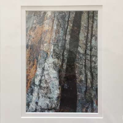 Matted print - Rock Face