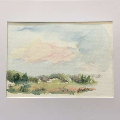 Original Small Paintings - Matted