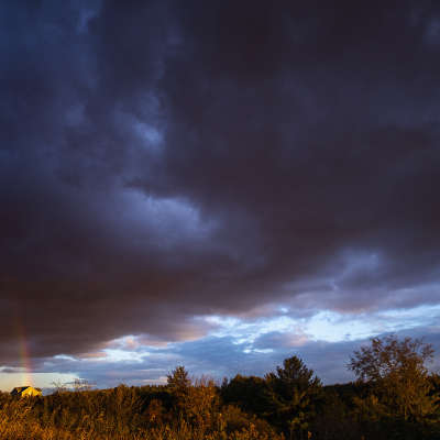 Rainbow in Stormclouds