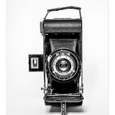Camera in Black and White