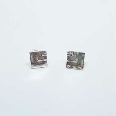 Earrings - Sterling Silver Square