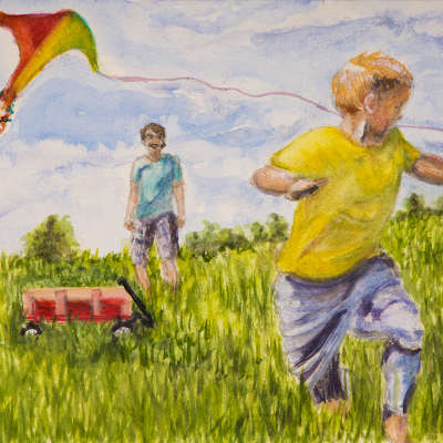 Kite Flying with Dad