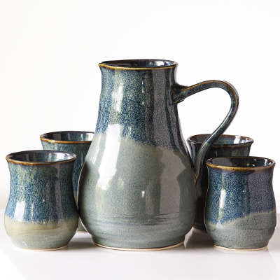 Porcelain Pitcher and cup set