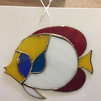 Stained Glass Topical Fish