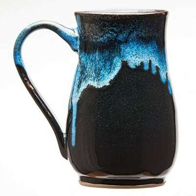 Porcelain Pottery Mug - Northern Lights