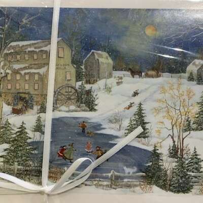 Winter Greeting Card - set of 5 cards