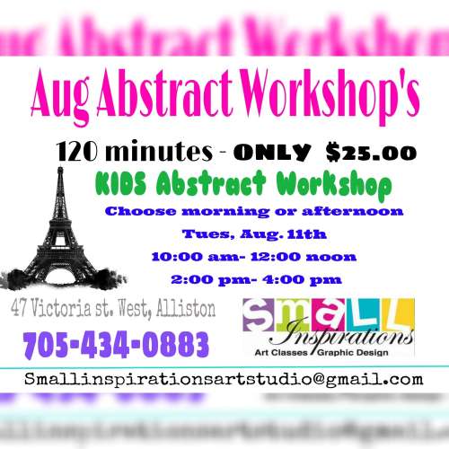 Abstract Painting workshop for kids