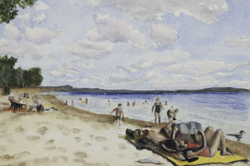 Johnson's Beach (Triptych) #1