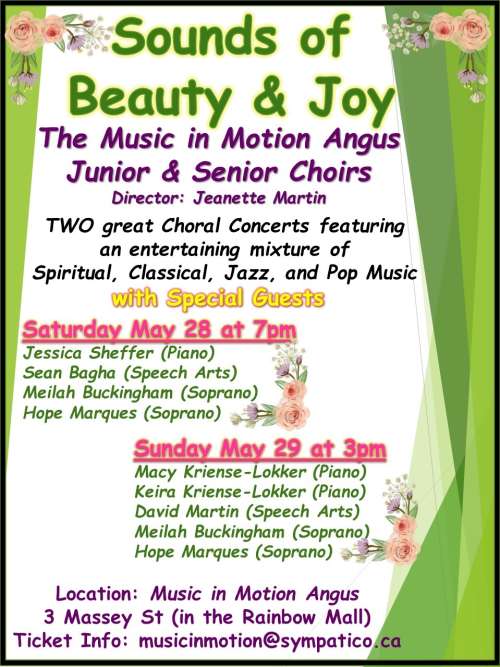 Sounds of Beauty & Joy Choral Concert
