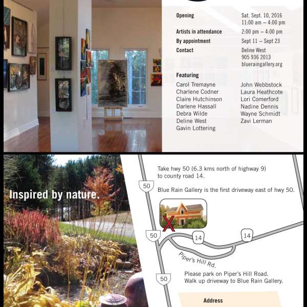 Blue Rain Gallery OPENING September 10th 11am-4pm