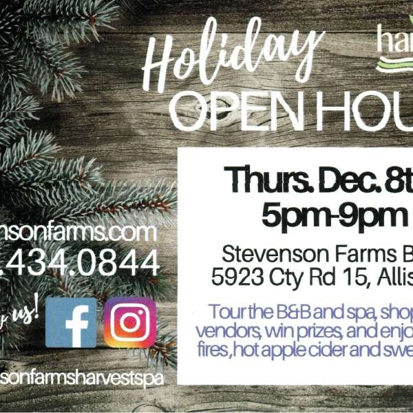Stevenson Farms B & B OPEN HOUSE