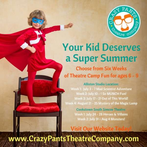 Crazy Pants Theatre Company this Summer!
