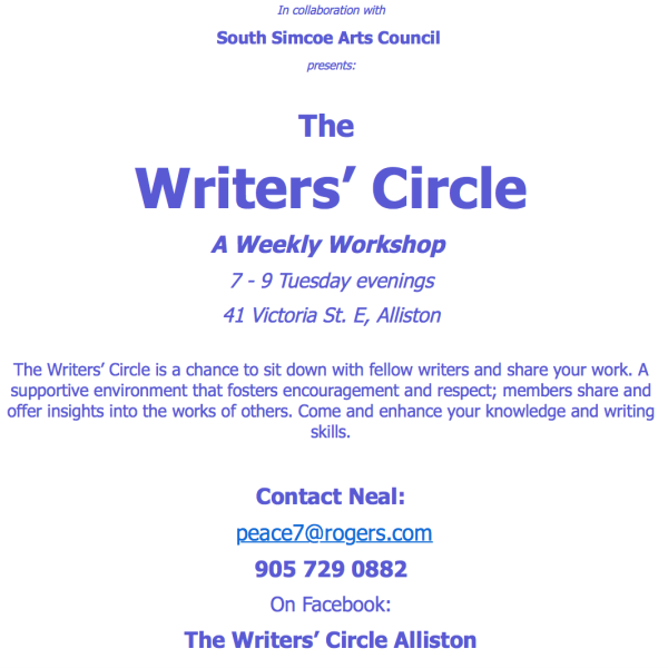 The Writers' Circle ~ A Weekly Workshop