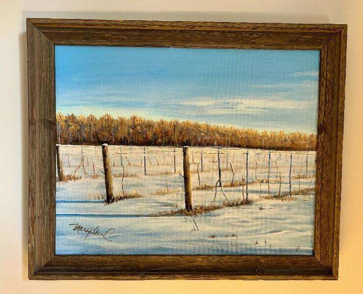 Sleeping Vineyard - Acrylics