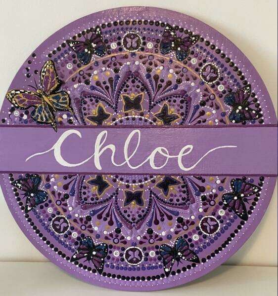 "Chloe" - customized mandela