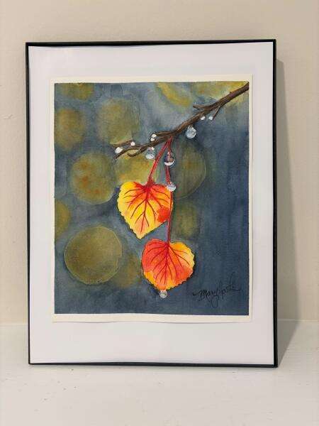 Fall Rain - Watercolour