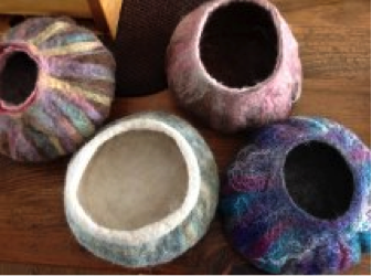 HOW TO MAKE 3D FELTED VESSELS