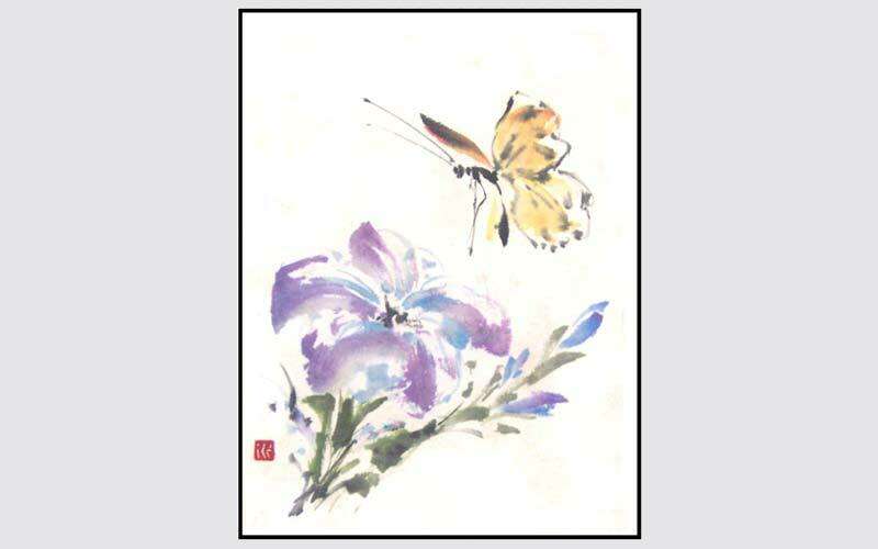 More... SUMI-E PAINTING (Oriental Brushstrokes) with Roslyn Levin
