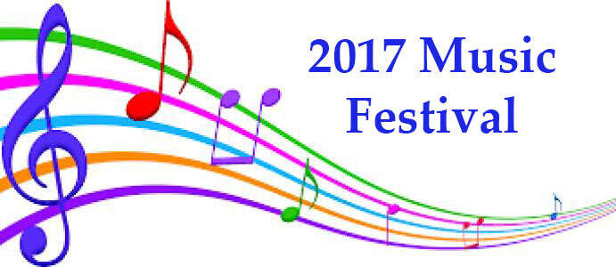 2017 MUSIC FESTIVAL STARTS FRIDAY, APRIL 7, 2017